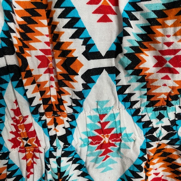 Amy & Ivy Aztec Print Mini Dress w/ Pockets - Picture 3 of 4